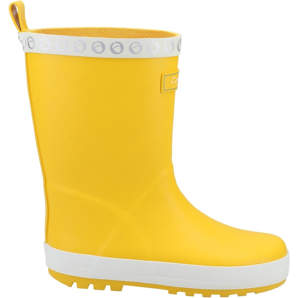 Cotswold Prestbury yellow Senior kid's rubber waterproof wellington