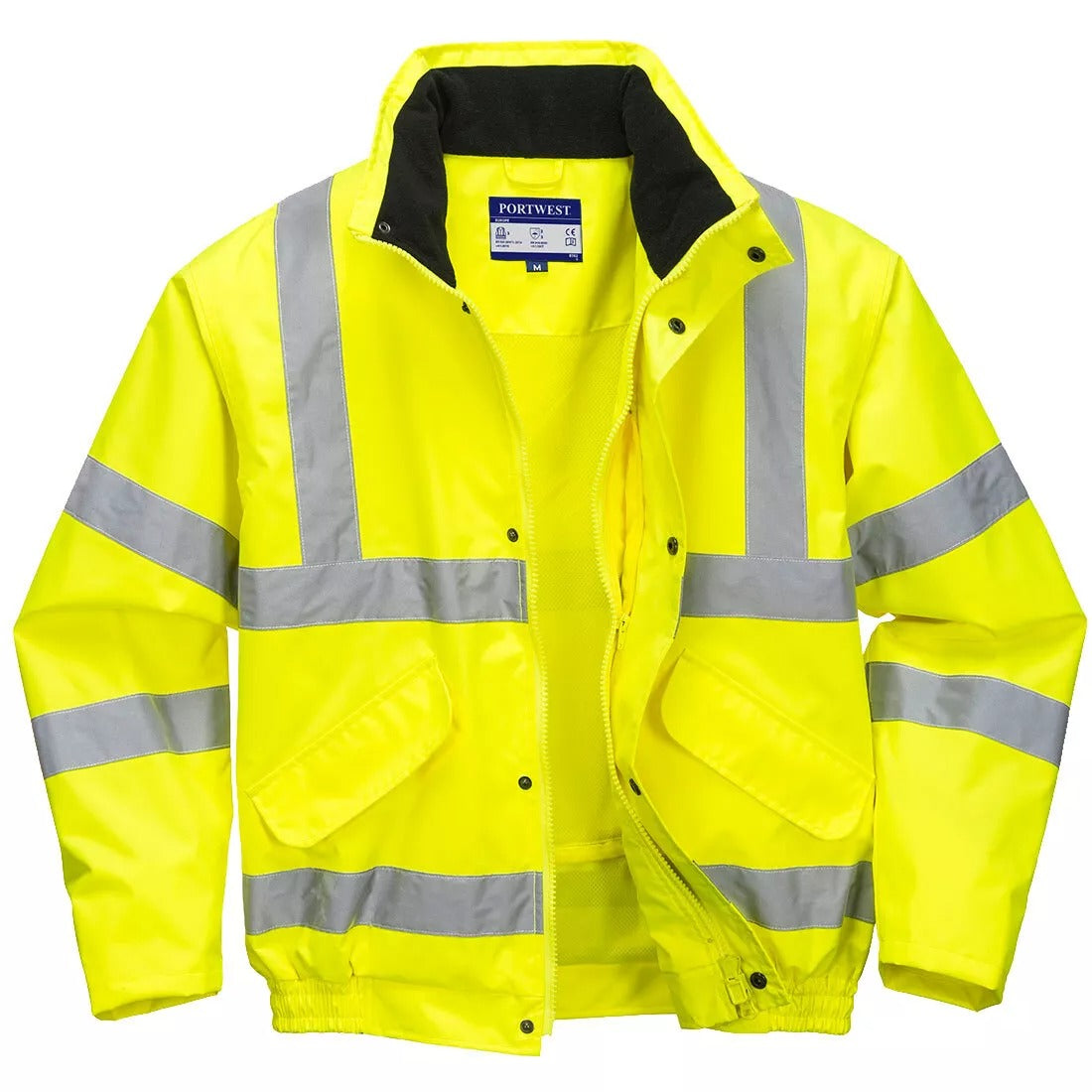 Portwest high-visibility waterproof breathable bomber jacket size XXL #RT62