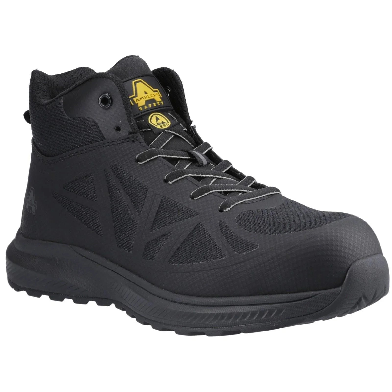 Amblers Relay S1P ESD black composite toe/midsole safety work boot AS722C