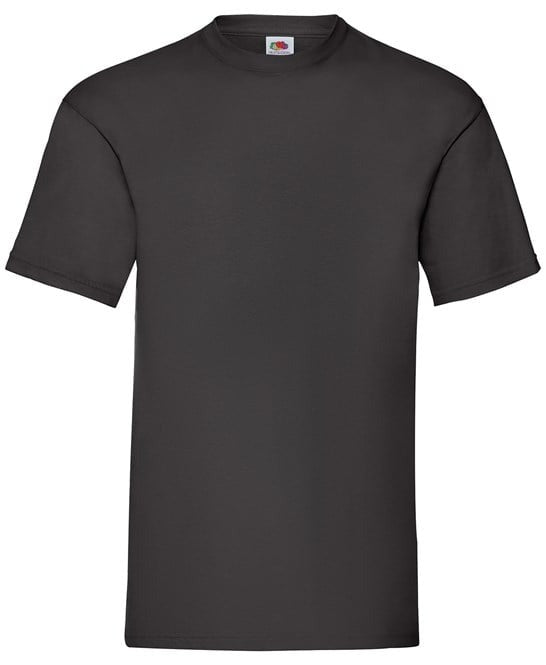 Fruit of the Loom black value weight T-shirt black size XL