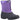 Cotswold Venture women's purple fur-lined waterproof front-zip winter boot