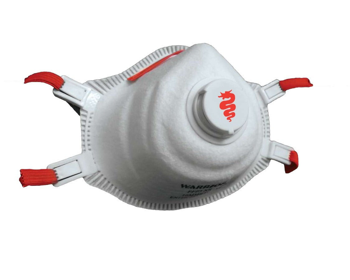 Warrior FFP3 valved moulded disposable mask - pack 5