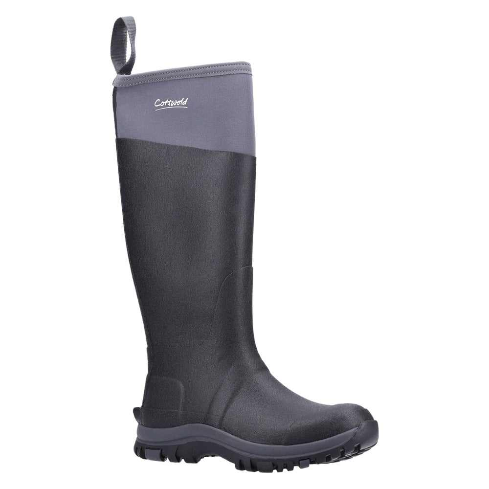 Cotswold Wentworth women's grey rubber waterproof wellington boot