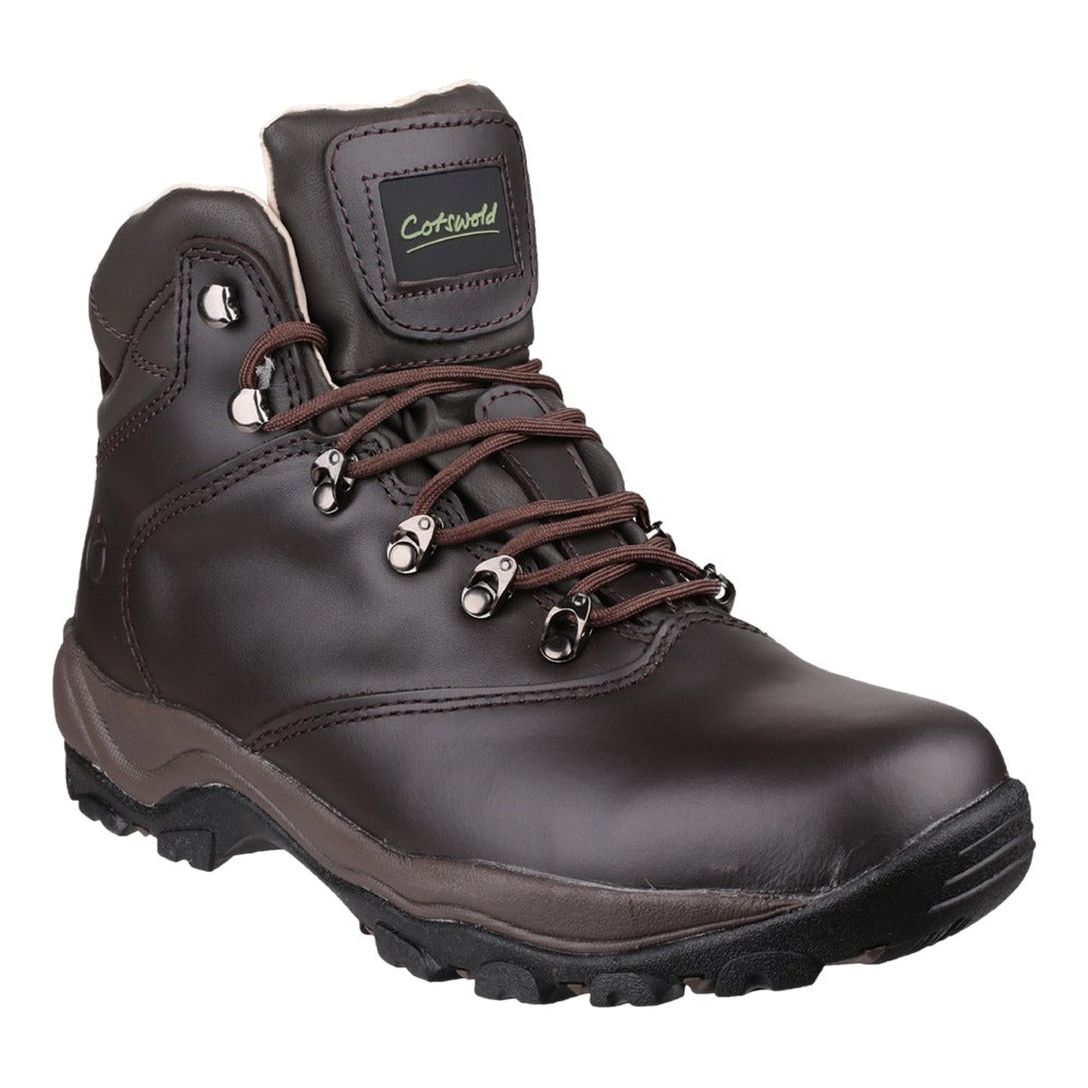 Cotswold Winstone women's brown leather waterproof-lined hiking trail boot