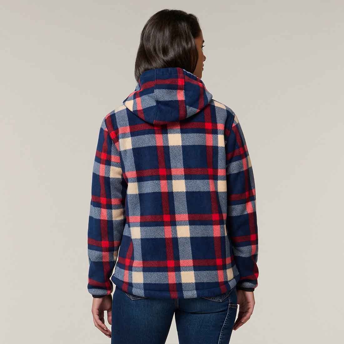 Hard Yakka Zoodie women's fleece-lined zip-front winter hoodie hooded jacket